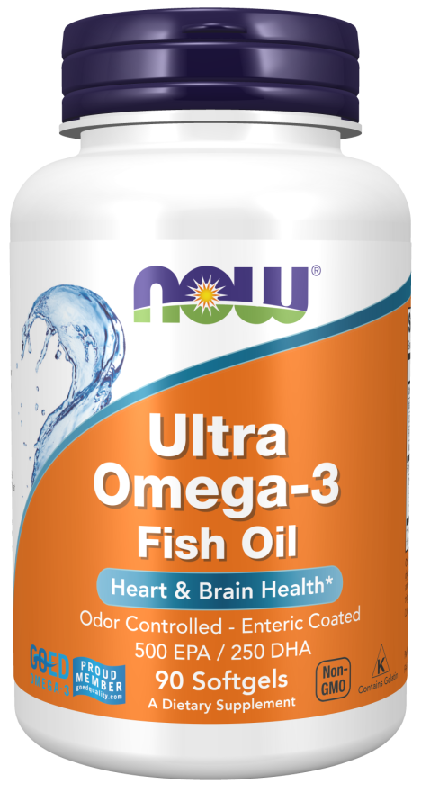 Ultra Omega-3 Fish Oil (Bovine Gelatin) Softgels