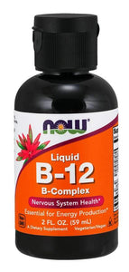Now Foods, Liquid B-12, B-Complex, 2 fl oz (59 ml)