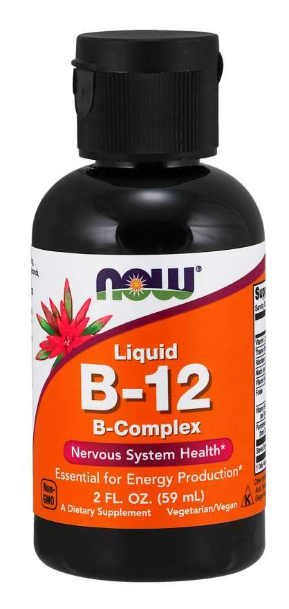 Now Foods, Liquid B-12, B-Complex, 2 fl oz (59 ml)
