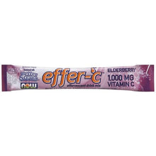 Load image into Gallery viewer, Now Foods, Effer-C, 100mg Vitamin C, Elderberry packet.