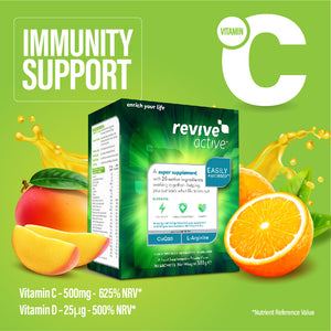 Revive active- immunity support. 500mg Vit C